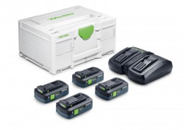 Festool 578824 Energy set SYS 18V 4xTBX4/TCL6DUO &pound;529.00